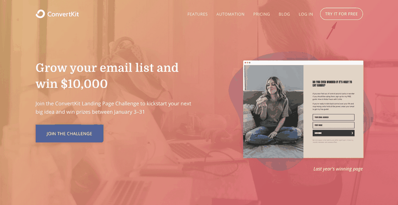 Đăng ký tài khoản ConvertKit