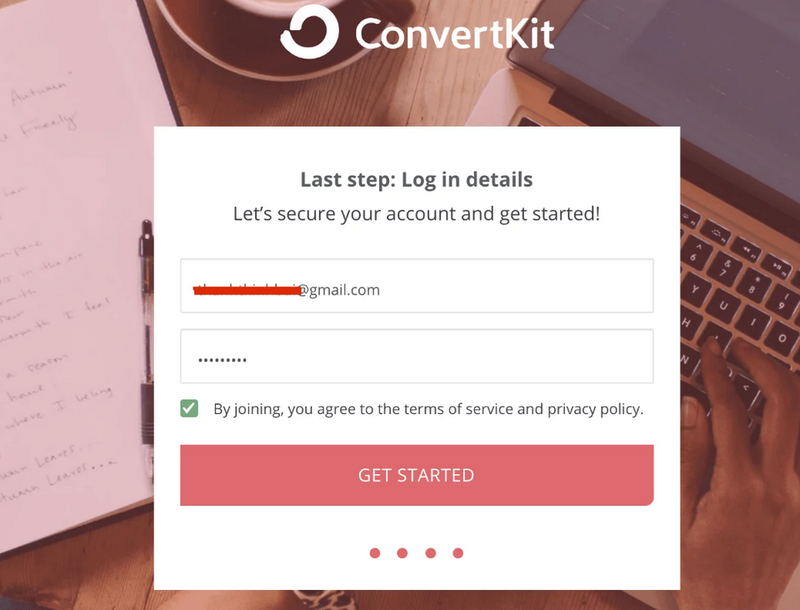 Hoàn tất đăng ký tài khoản
