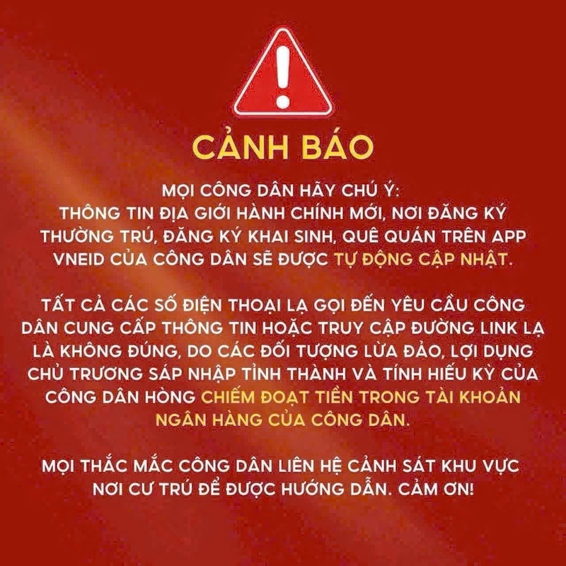 Không chia sẻ OTP trong mọi tình huống