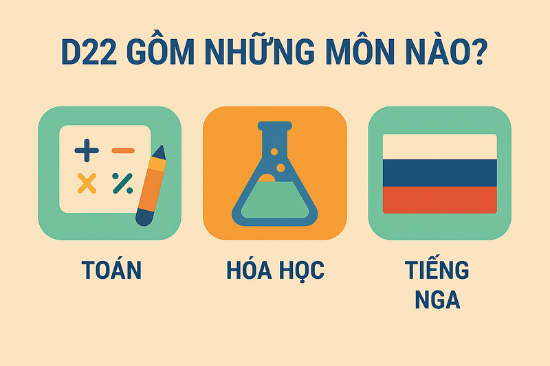 D22 gồm những môn nào? Ngành nào ảnh 11