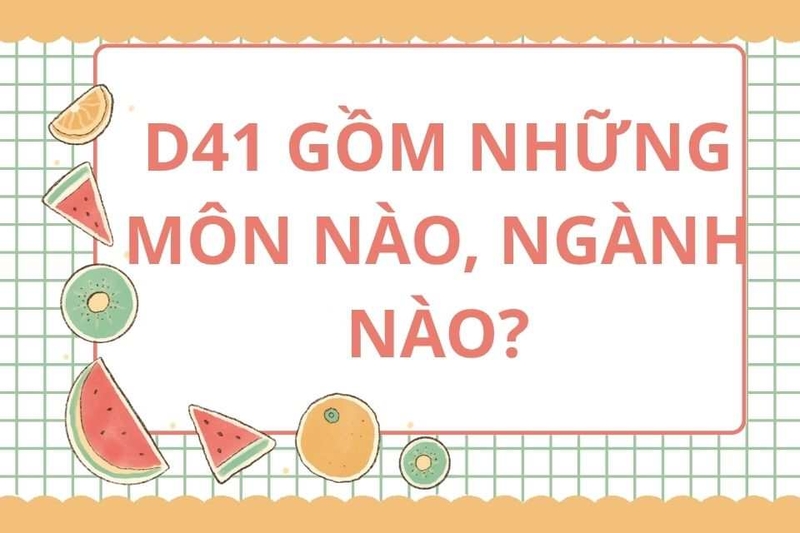 Khối D41 là một trong những tổ hợp môn thi thuộc hệ thống xét tuyển đại học