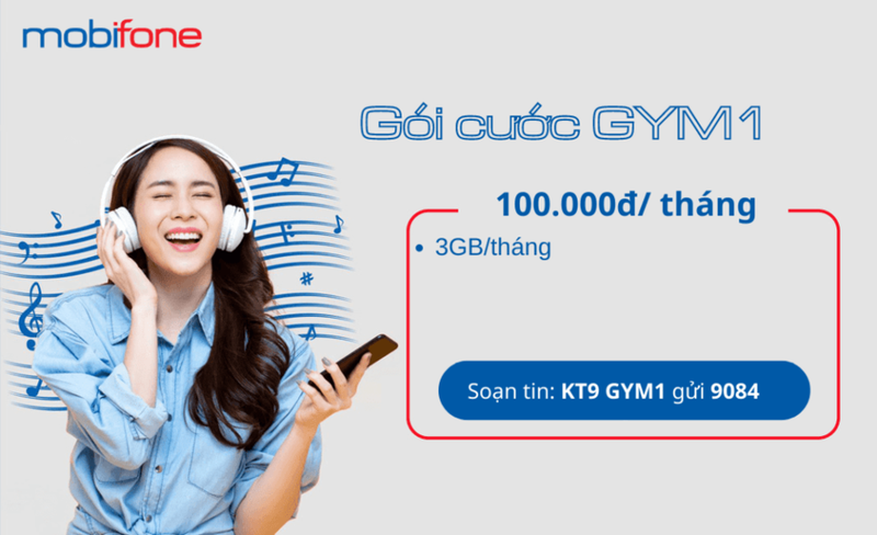 Miễn phí 4G xem Youtube với gói GYM1