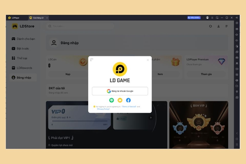 Đăng nhập Google Play