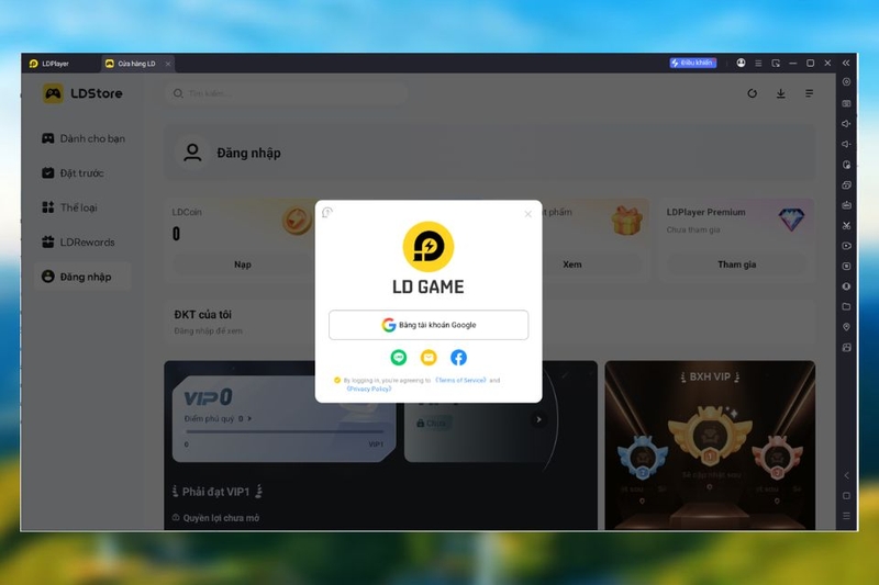 Đăng nhập Google Play