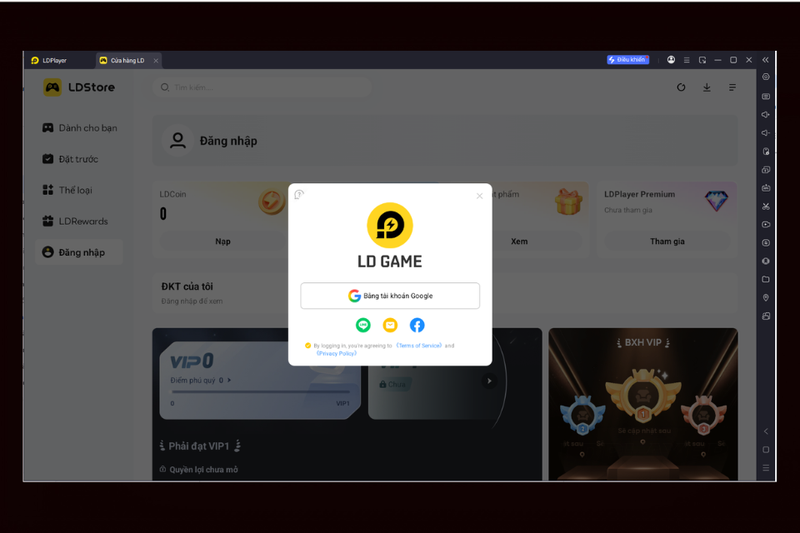Đăng nhập Google Play