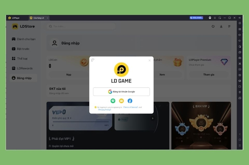 Đăng nhập tài khoản Google