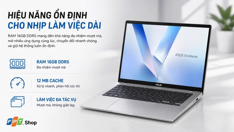Đánh giá ASUS Vivobook 14 M1407KA ảnh 2