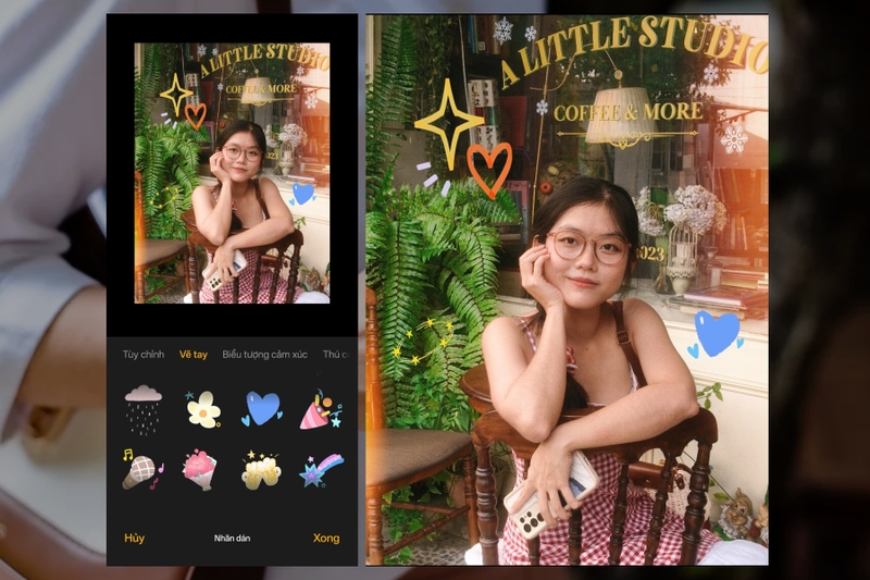 AI Remix Collage hỗ trợ nhiều nhán dãn khá vui mắt