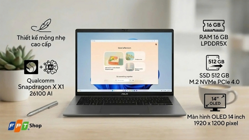 Đánh giá laptop ASUS Vivobook S14 S3407QA ảnh 3