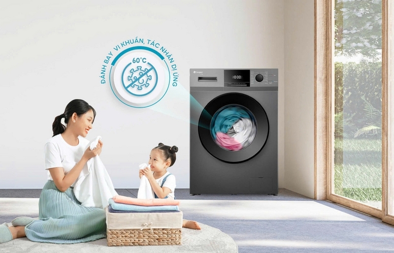 Đánh giá máy giặt Casper Inverter 12.5 kg WF-D125VGR1 ảnh 1