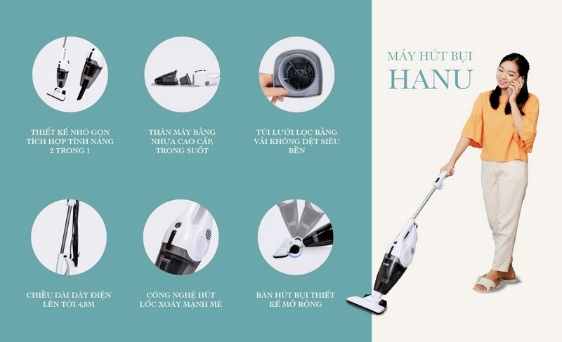 Đánh giá máy hút bụi HANU ảnh 5
