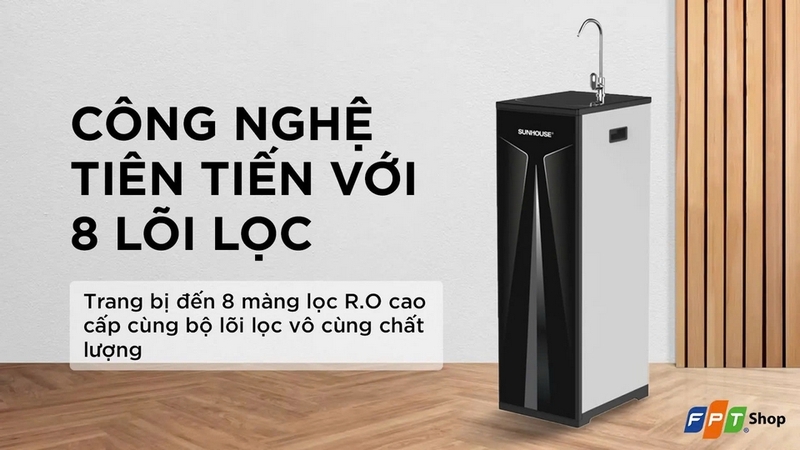 Đánh giá máy lọc nước Sunhouse ảnh 7