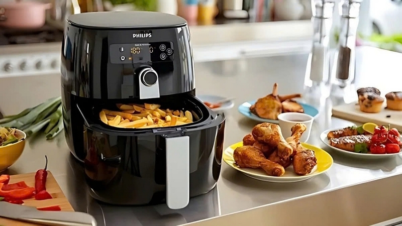 Đ&aacute;nh gi&aacute; nồi chi&ecirc;n kh&ocirc;ng dầu Philips ảnh 2