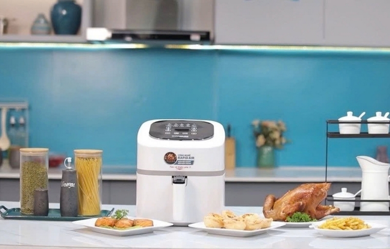 Đánh giá nồi chiên không dầu Sunhouse ảnh 2