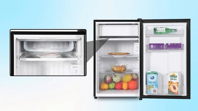Đánh giá tủ lạnh Aqua 90 lít AQR-D100FA(BS) ảnh 5