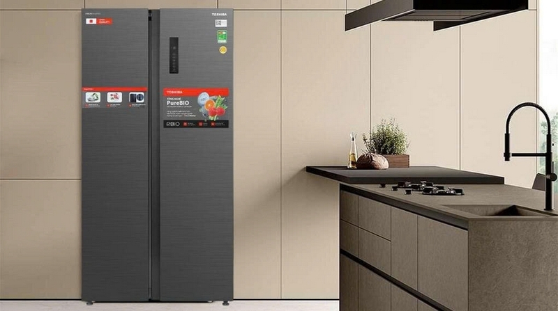 Đánh giá tủ lạnh Toshiba Inverter 555 lít GR-RS696WI-PMV60 ảnh 3