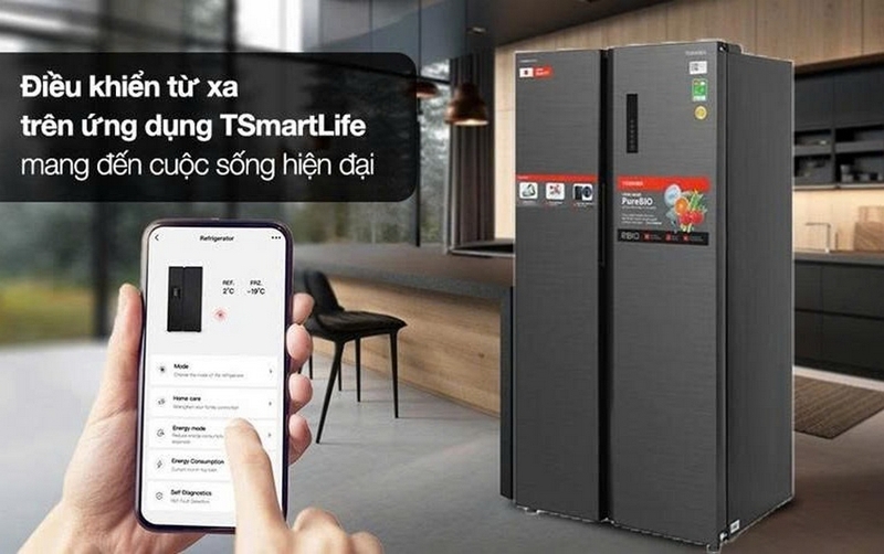 Đánh giá tủ lạnh Toshiba Inverter 555 lít GR-RS696WI-PMV60 ảnh 5