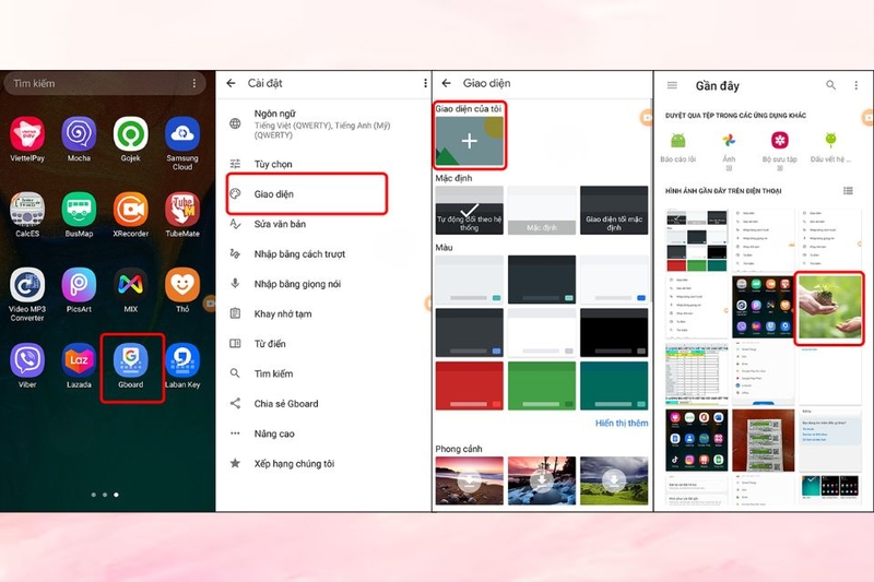 Đặt ảnh nền cho bàn phím bằng Gboard 1