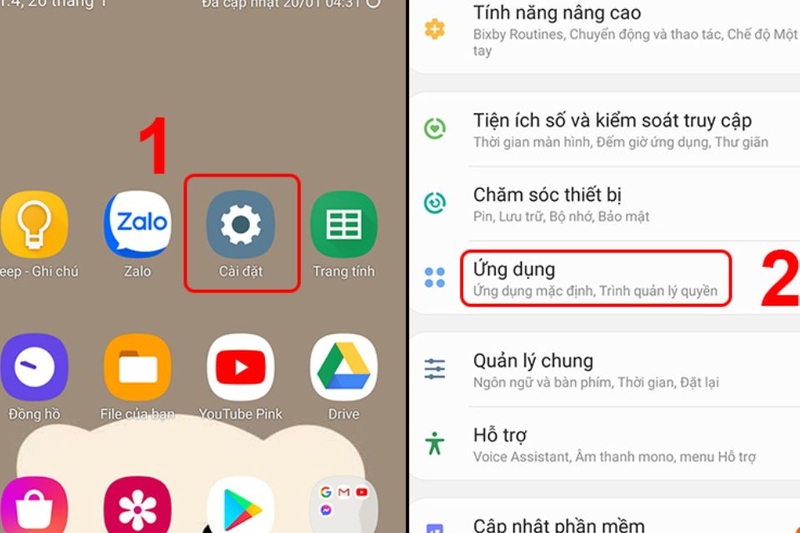 Đặt báo thức bằng ứng dụng bên thứ ba