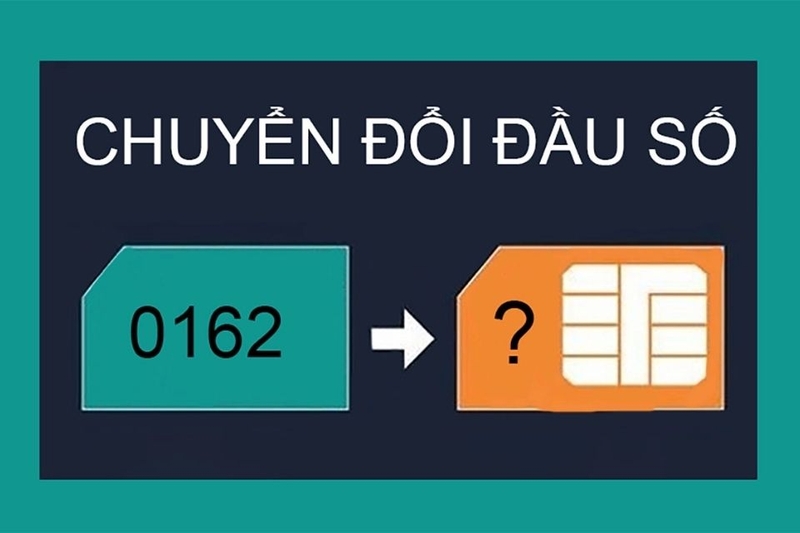 Đầu số 0162 đổi thành đầu số nào