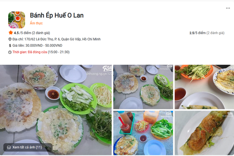 Bánh ép O Lan – Quán "quốc dân" 3 chi nhánh