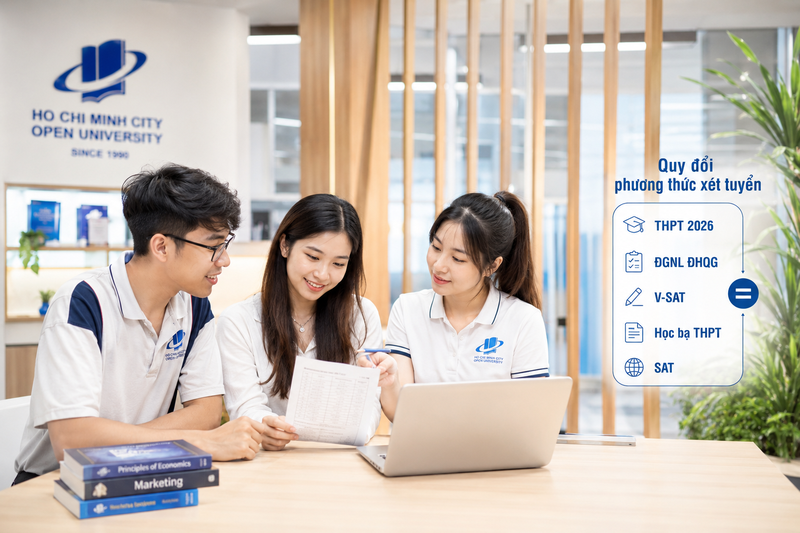 Các phương thức xét tuyển được quy đổi thế nào