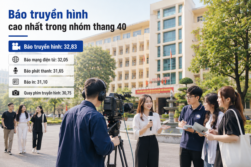 Báo truyền hình cao nhất trong nhóm thang 40