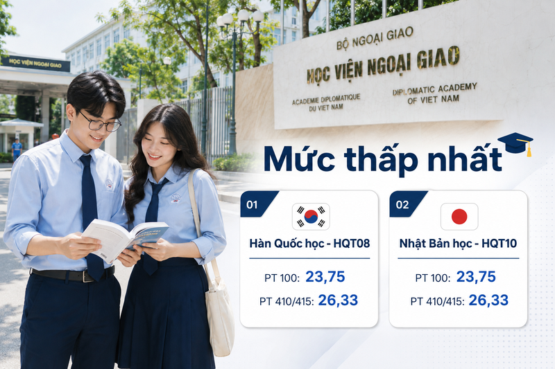 Điểm chuẩn Học viện Ngoại giao 2026 chính thức - 4