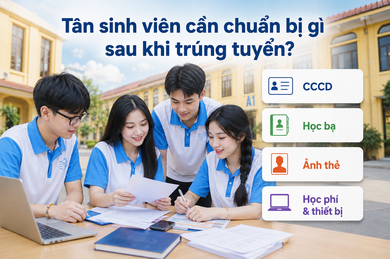 Tân sinh viên cần chuẩn bị gì sau khi trúng tuyển