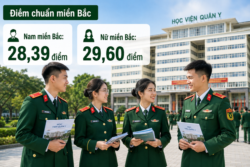 Điểm chuẩn Học viện Quân Y 2026 chính thức - 1
