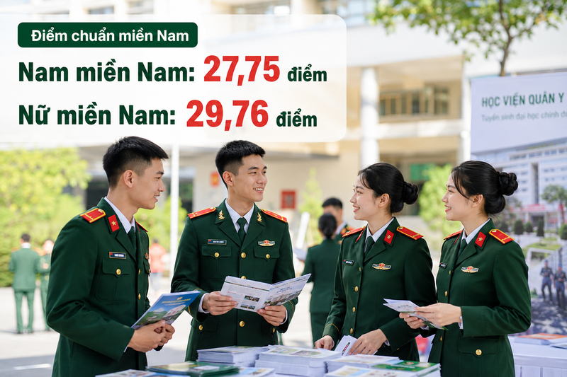 Điểm chuẩn Học viện Quân Y 2026 chính thức - 2