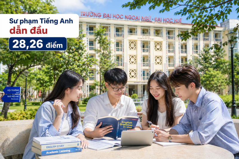 Điểm chuẩn Trường Đại học Ngoại ngữ, Đại học Huế 2026 chi tiết - 2