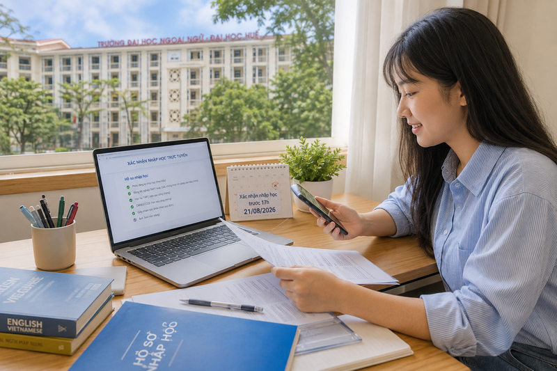 Điểm chuẩn Trường Đại học Ngoại ngữ, Đại học Huế 2026 chi tiết - 5