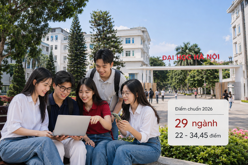 Điểm chuẩn Trường Đại học Hà Nội 2026 chi tiết - 1
