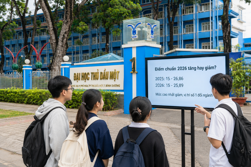Điểm chuẩn Trường Đại học Thủ Dầu Một 2026 chi tiết - 3