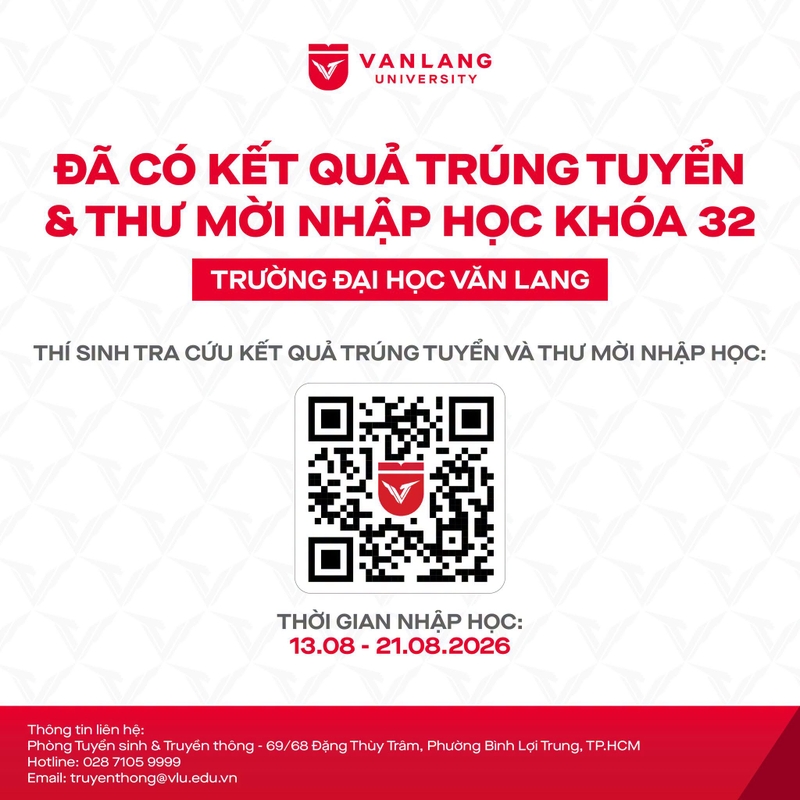 Điểm chuẩn Trường Đại học Văn Lang 2026 1.jfif