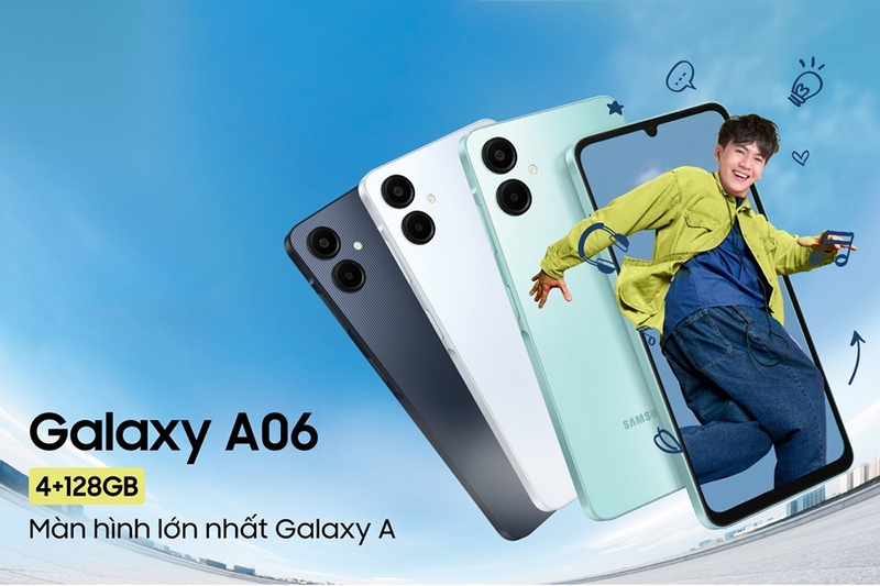 Samsung Galaxy A06 4GB/128GB - Phân khúc dưới 3 triệu đồng