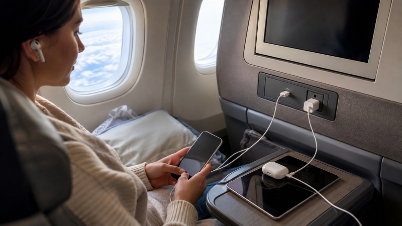 Điện thoại có sạc được trên máy bay không ảnh 5