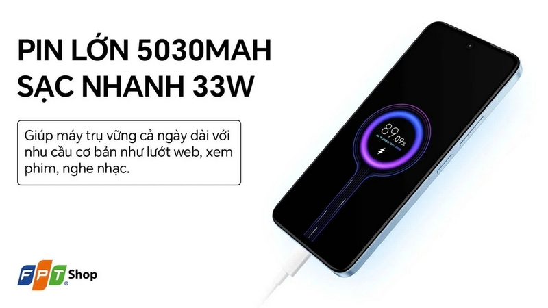 Điện thoại dưới 4 triệu sạc nhanh 2026 ảnh 3