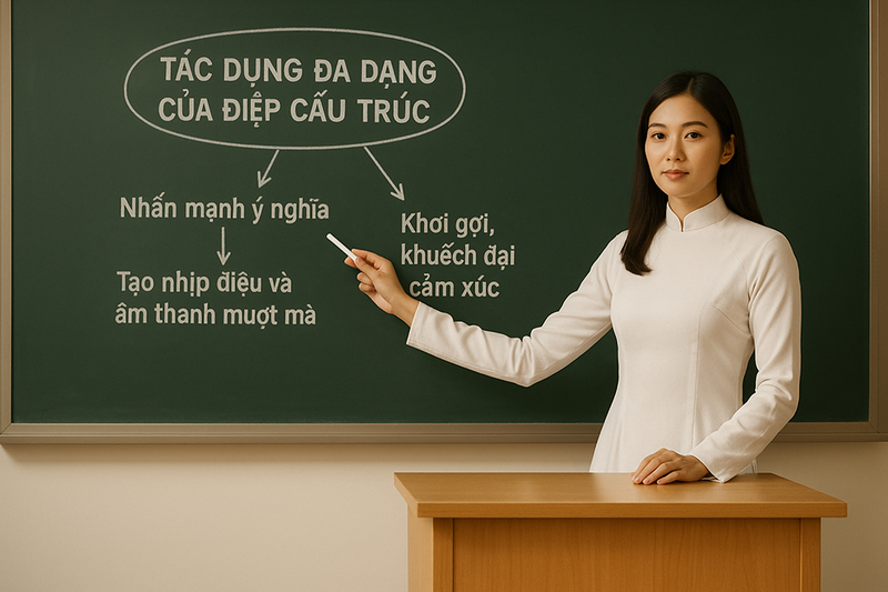 Tác dụng đa dạng của điệp cấu trúc