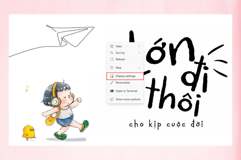 Điều chỉnh độ phân giải màn hình Windows 1