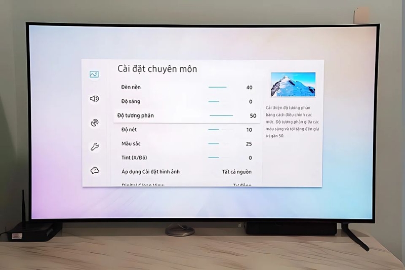 Điều chỉnh độ sáng hợp lý