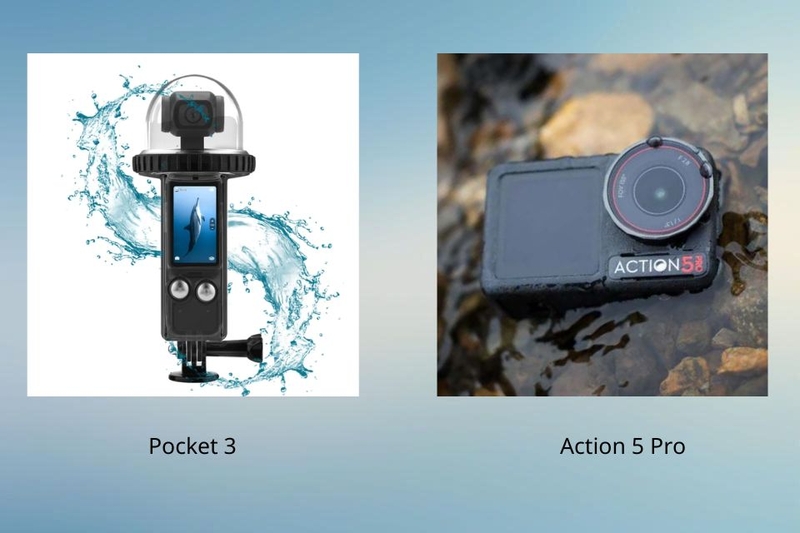 Độ bền Pocket 3 và Action 5 Pro