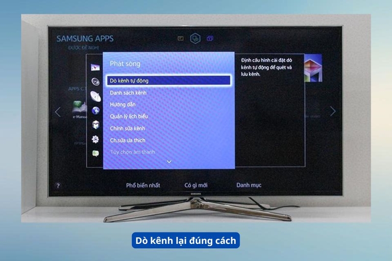 D&ograve; k&ecirc;nh lại đ&uacute;ng c&aacute;ch