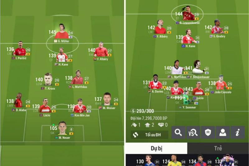 Đội Hình Bayern Munich 2