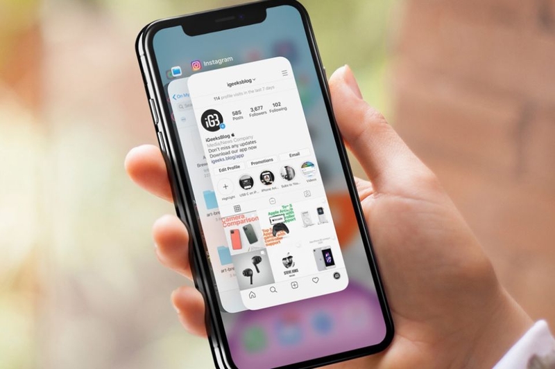 Đóng và khởi chạy lại Messenger để sửa lỗi tạm thời trên iphone