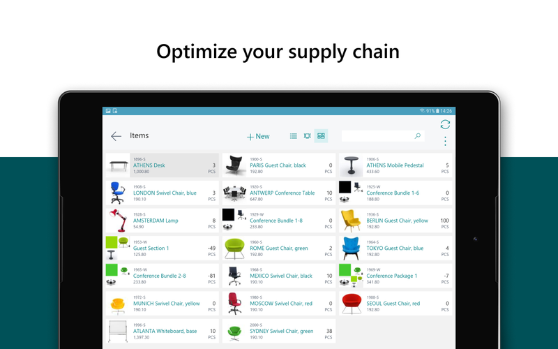 ứng dụng Dynamics 365 Business Central 2