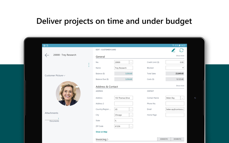 ứng dụng Dynamics 365 Business Central 3