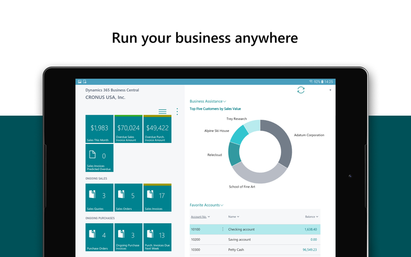 ứng dụng Dynamics 365 Business Central 4