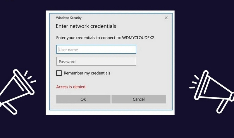 Enter Network Credentials Windows 10 là gì ảnh 1